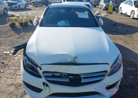 2015 Mercedes-Benz C 300 Sport 4Matic from USA, damaged, VIN 55SWF4KB7FU024156